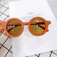 Kids Sunglasses Round Frame Anti-UV400 for 1-7 Year Olds, Children's Sun Protection, Trendy Design