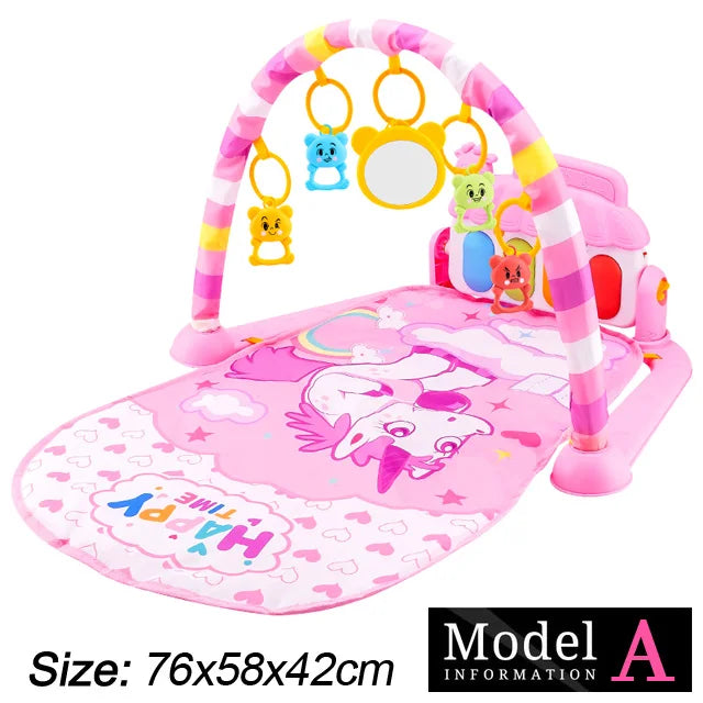 Play Baby Gym Piano Activity Mat With Hanging Toys Newborn Early Education Fall 2025 Sensory Motor Skill Gift