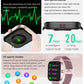 Health 2025 Smartwatch BP+ECG+HRV+BG Monitor with SpO2, Heart Rate, Sleep & Fitness Tracking