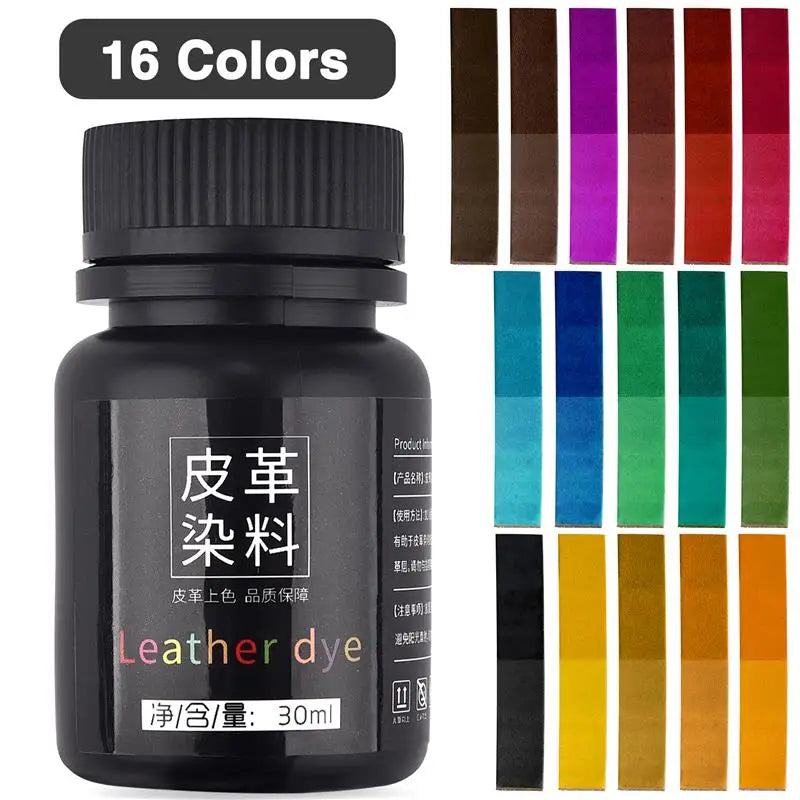 Leather Dye Kit for DIY Leather Craft - Fall 2026 Trend Eco Friendly Dye Kit for Projects