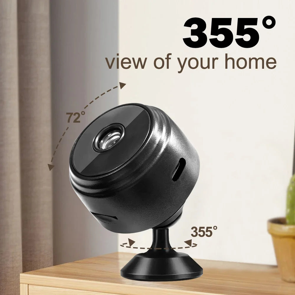 A9 WiFi Mini Camera Cordless Video Recorder for Infants and Pets