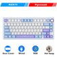 Keyboard Mechanical R75 Gasket 80Key RGB Hot Swap Spanish