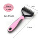 Pet Grooming Maintenance Deshedding Brush for Dogs & Cats - Fur Remover & Knot Cutter Comb