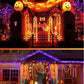 Solar Battery Halloween Chain Lights Water-Resistant 8 Modes