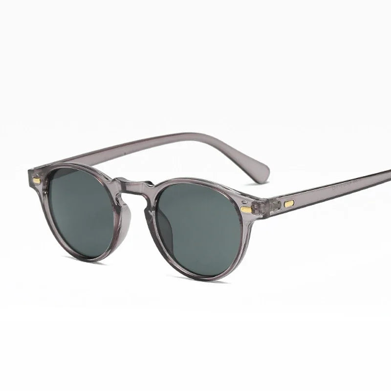 Round 2025 Cat Eye Sunglasses Men Women Vintage Driving Shades Fashion Retro Oculos De Sol