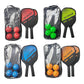 Light Pickleball Paddle Kit with 2 Rackets, 4 Balls, Storage Bag for Adults and Kids, Top-Grade Wood Construction