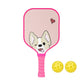 Light Kids Pickleball Paddles Kit with Compact Grip, Honeycomb Core, Fiberglass, Ages 6-12, Comes with 2 Paddles and 2 Balls