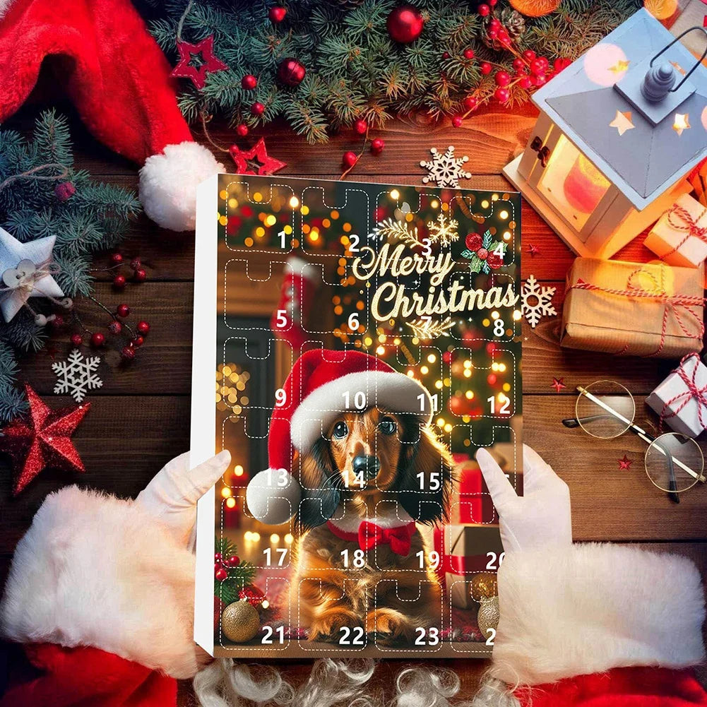 Day 24 Advent Calendar With Figure Ornaments