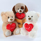 Teddy Bear Plush Toy Heart Hug Gift 2026 Valentine Gift For Kids Huggable Bear Plush