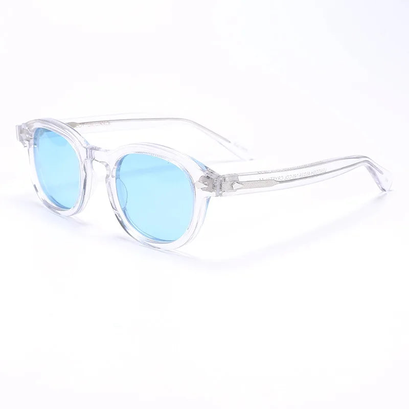 Sunglasses Polarized Vintage Round Acetate Frame Summer 2026 Driving Glare Reduction Gift Idea