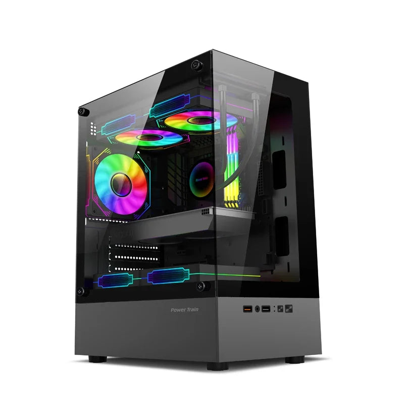 ITX Mini PC Case 240mm Water Cooling MicroATX Chassis