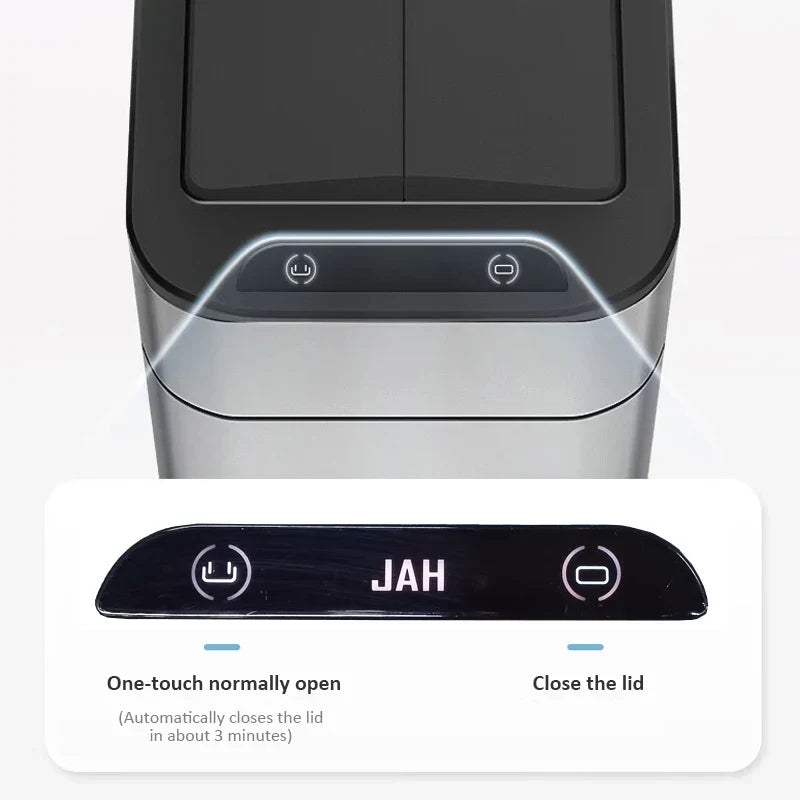 Can Trash 20L Stainless Steel Sensor Kitchen Bin Hands Free