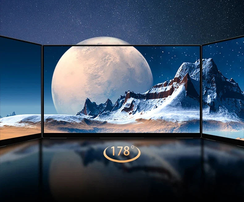 OLED 13.3 Travel-Friendly Monitor Metal Frame Travel Display