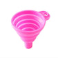 Household Telescopic Funnel Kitchen Device - High Temperature Resistant Mini Folding Funnel - 4 Colors Available