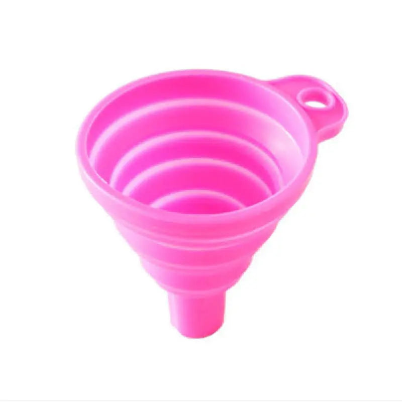 Household Telescopic Funnel Kitchen Device - High Temperature Resistant Mini Folding Funnel - 4 Colors Available