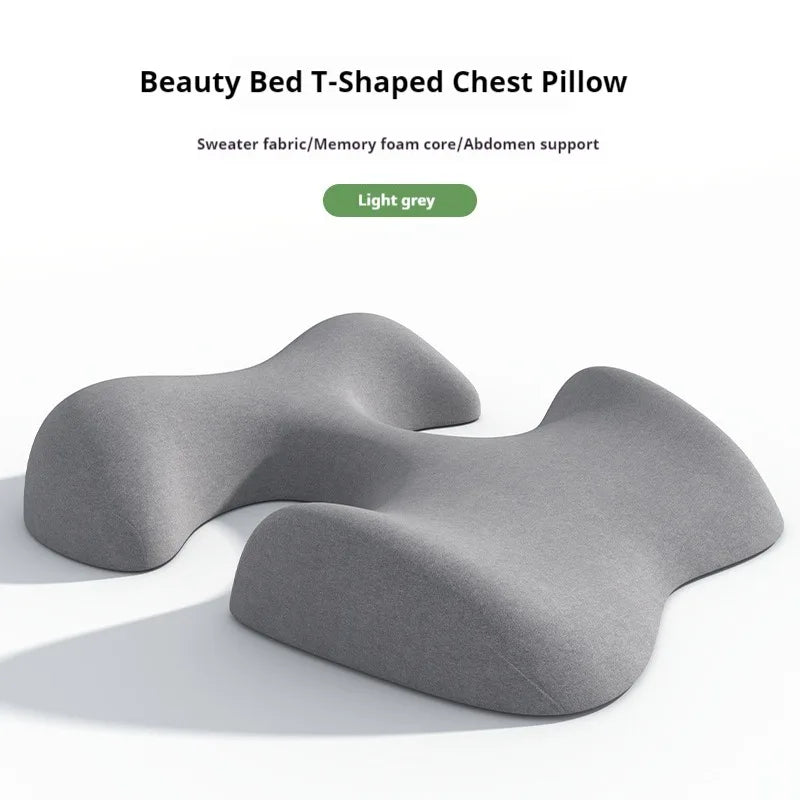 Massage Pillow Memory Foam Face And Chest Cushion Detachable Washable Cover Spa Self Maintenance 2025 Support