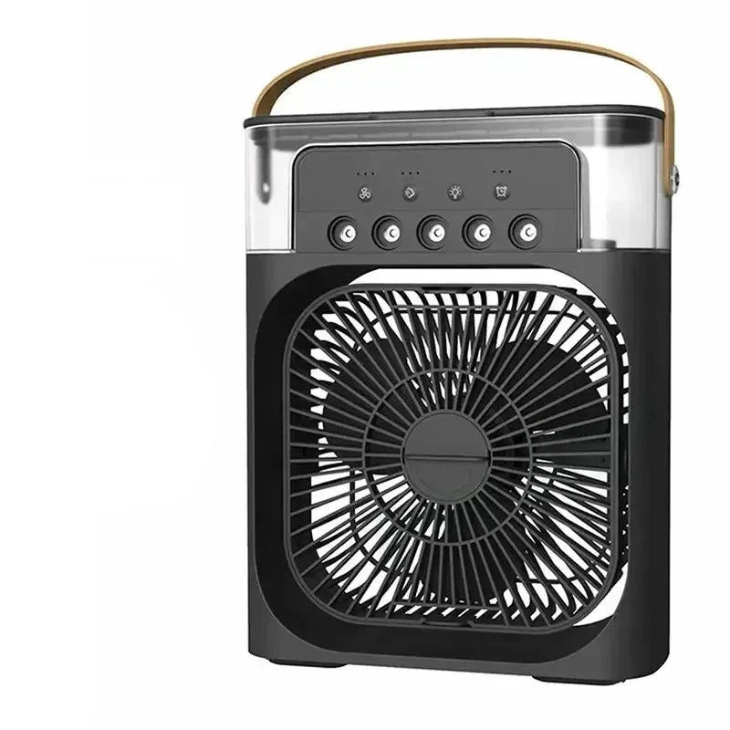 Humidifier Air Cooling USB Fan Water Mist Mini 3 In 1 Silent Cooler