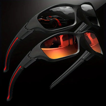 Fashion Polarized Glasses for Men & Women - Outdoor Sports, Cycling, Fishing, Hiking, Golf 2pcs