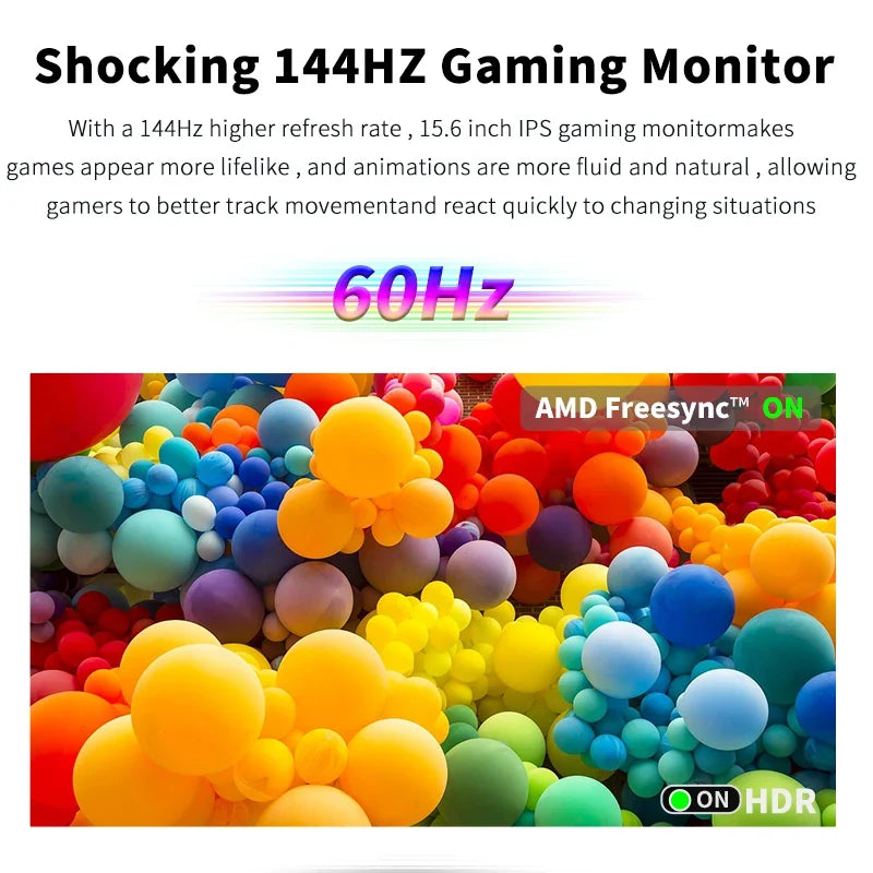 Travel-Friendly 15.6 Inch FHD IPS Monitor Dual Screen USB C