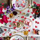 Confetti Heart Padded Fabric Hearts 200Pcs Red Valentine 2026 Table Decor For Wedding Party