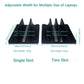 Vertical Laptop Stand with Flexible Width - Space-Saving Computer Accessories for Office Desks