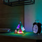 Night LED Light USB Dimmable Pyramid Lamp Ambient Bedroom Decor Fall 2025 Mood Lighting Gift