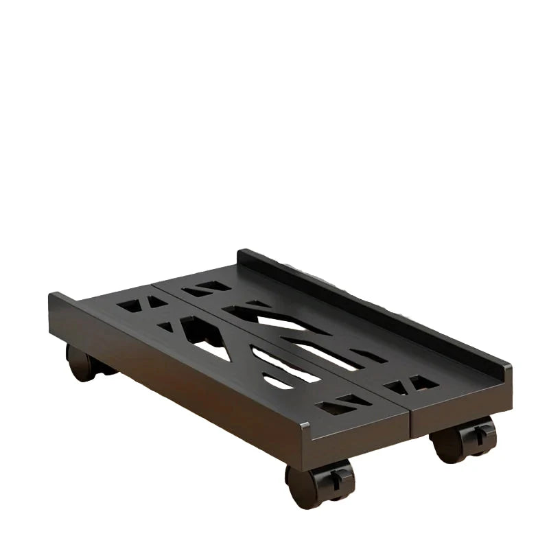 PC Tower Stand Flexible Ventilated Base With Casters