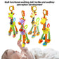 Plush Giraffe Baby Rattle Hanging Plush Newborn Sensory Toys