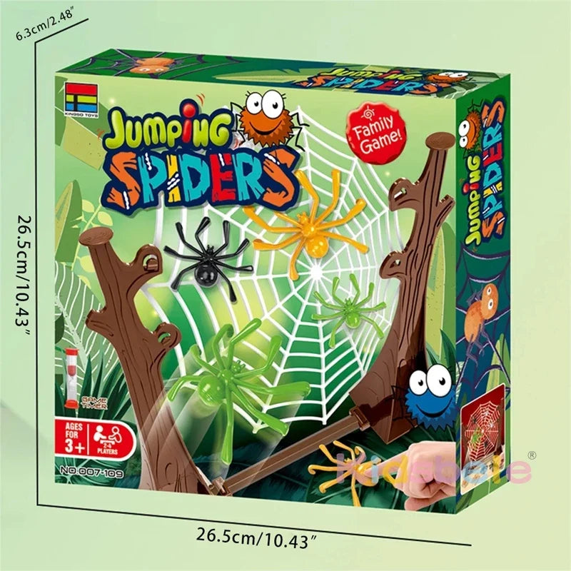 Jumping Spider Fun Board Game Kit - Family Entertainment for Kids & Adults, Great Birthday Gift & Party Game