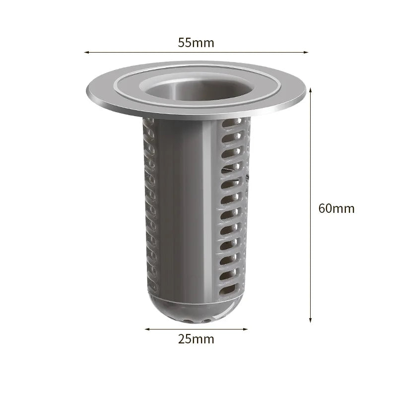 Sink Drain Filter Hair Catcher Anti Clog Bathroom Accessory Simple Clean 2026 Household Essentials