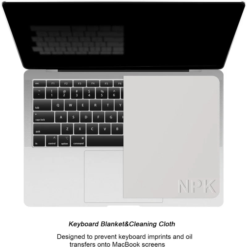 Laptop Microfiber Keyboard Cover & Cleaning Cloth - Dustproof Protection
