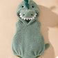 Dinosaur Baby Halloween Romper Plush Hooded Sleeveless