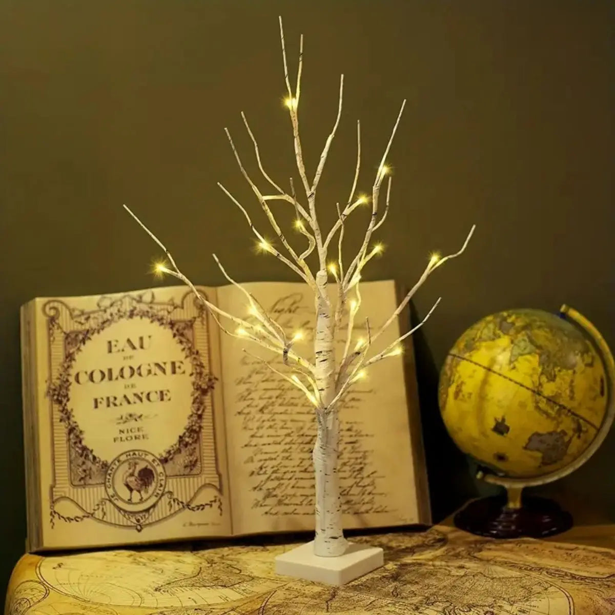 Easter LED Birch Tree Lamp USB Battery Powered Decor
