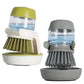 Household Cleaning Brush with Soap Dispenser and Holder - Essential Kitchen Device