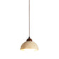 Japanese Japandi Pendant Light Wood And Travertine Bedside Lamp