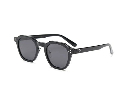 Style Korean Retro Sunglasses for Women TR90 Polygon Polarized UV400 Green Brown 2025 Summer