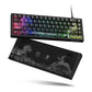 Mechanical Keyboard 68-Key Hall Effect RGB Wired Travel-Friendly