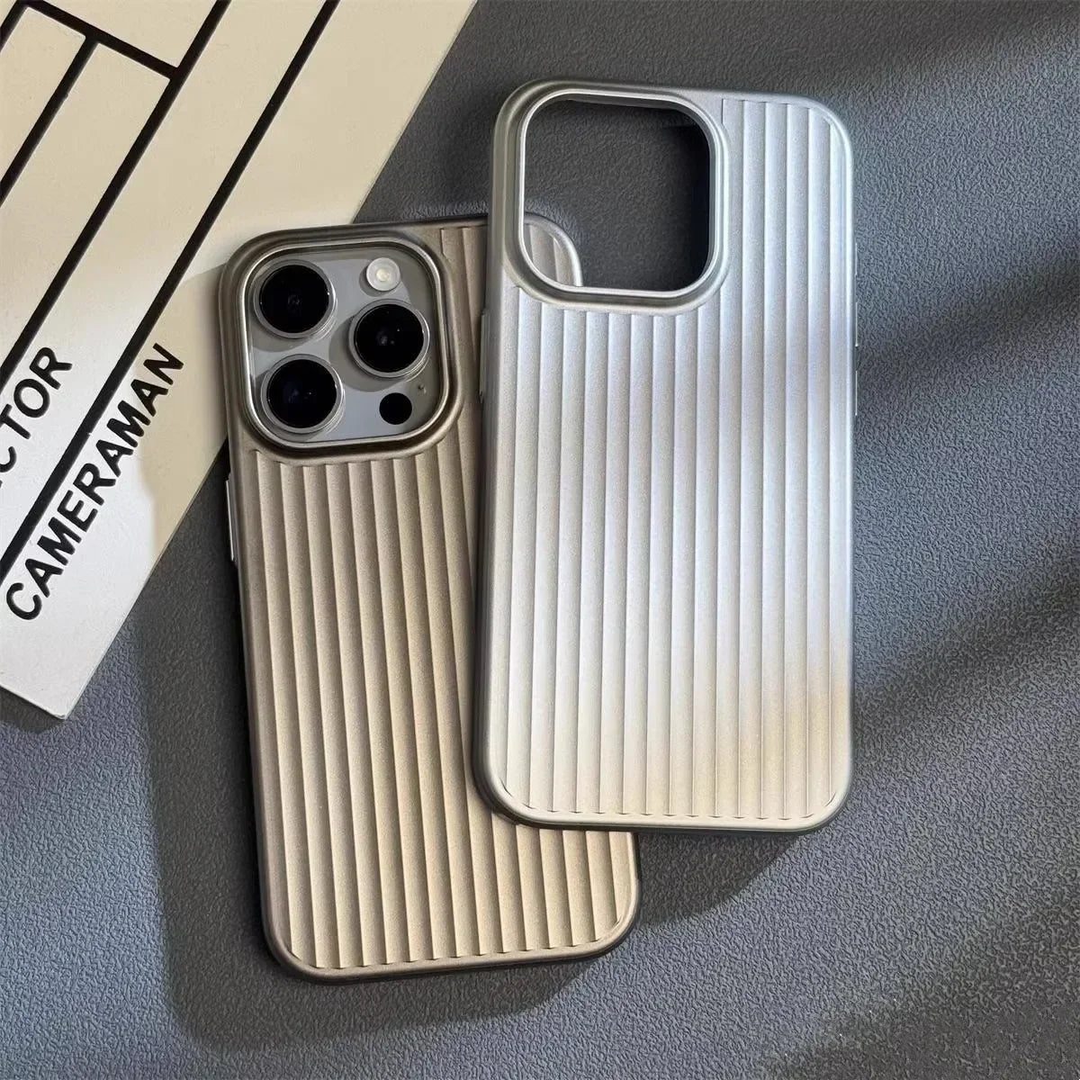 Advanced Electroplated Grille Phone Case for iPhone 16 15 14 Pro Max Plus Deluxe Cover