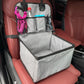 Dog Car Seat - Puppy Booster Seat for Front Seat, Storage Pockets for Compact to Medium Dogs