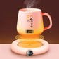 Travel-Friendly USB Cup Warmer 3 Gear Smart Coffee Mug Heating Coaster for Tea and Milk