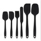 6 Pieces Silicone Spatula Kit Non Stick Heat Resistant Tools for Cooking Baking Mixing