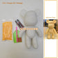 Diamond Painting Kit 5D Full Drill Crystal Bear Doll Christmas 2025 DIY Rhinestone Mosaic Sparkling Household Decor Gift