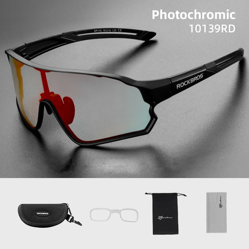 Photochromic Cycling Glasses Light MTB Road Sunglasses With UV400 Protection Summer 2026 Trend