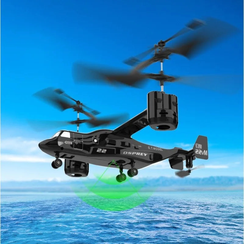 Helicopter RC Drone Altitude Hold Ready To Fly Tiltrotor Style Fall 2025 Gift LED Lights 3D Flips