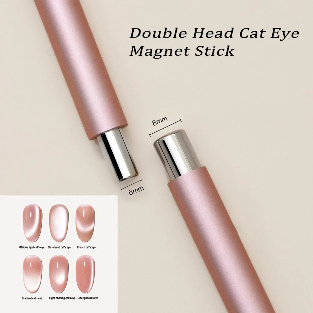Cat2026 Edition Eye Nail Magnet Double Headed Magnetic Pen Device For Precise Nail Art Design TikTok Viral Fall