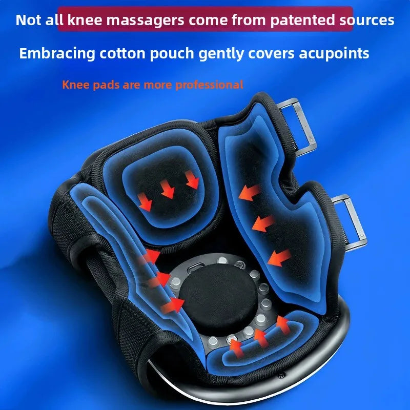 Knee Massager Travel-Friendly Wearable Massage Device Spring 2026 Wellness Gift For Joint Relief