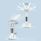 Battery-Powered Desk Lamp LED With Fan And Clock Display Study Light Back To School 2025 Travel-Friendly Flexible Brightness
