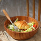 Wooden Acacia Bowl Japanese Style Salad Bowl Ramadan