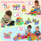 Creative Magnetic Building Blocks Kit - Large & Mini DIY Toys for Kids Aged 7-12, Fun Educational Construction Gift in Mixed Colors