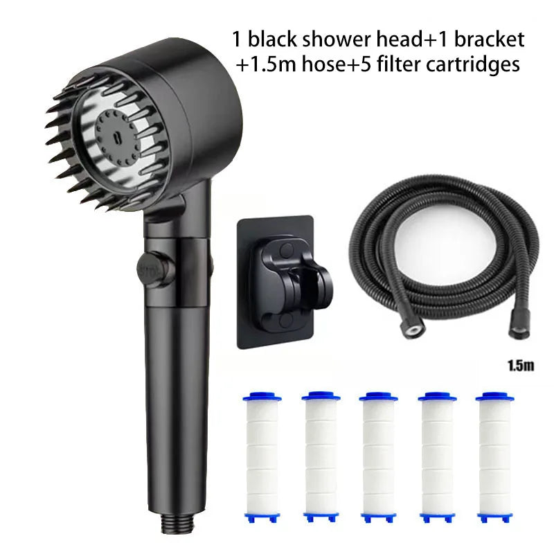 Handheld2026 Edition Shower Head With Three Speed Settings Water-Saving, Simple Install Spring Refresh